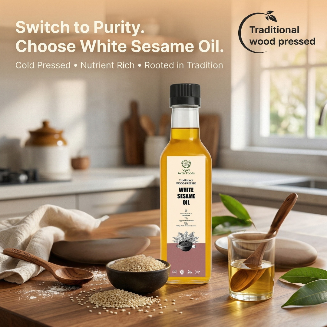 White Sesame Oil: A Simple Shift Towards Better Living