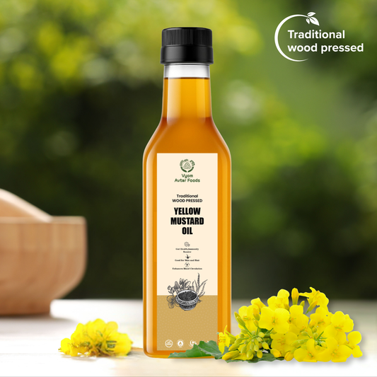 Wood Pressed Yellow Mustard Oil