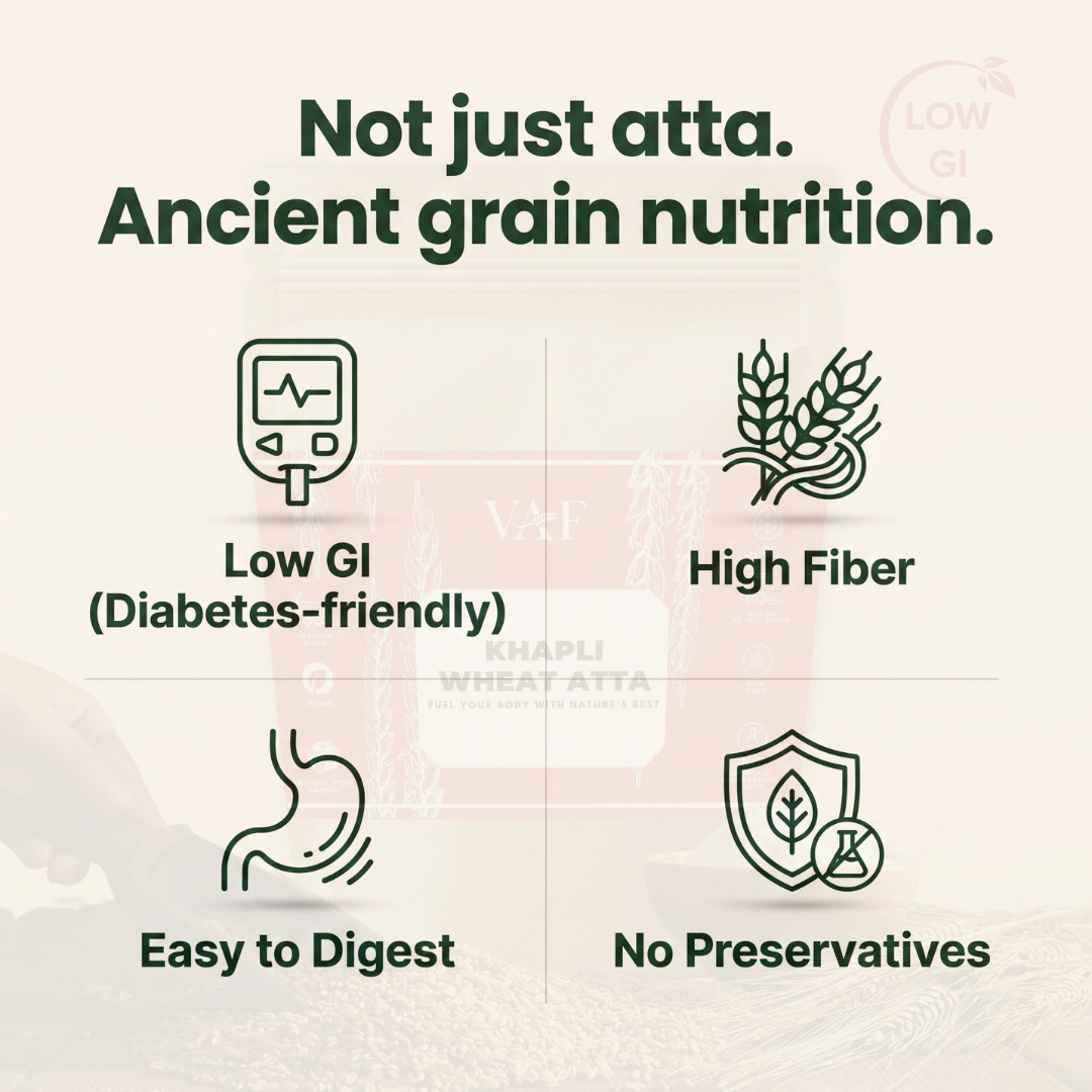 Cold Pressed Khapli Wheat Atta