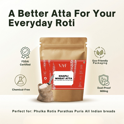 Cold Pressed Khapli Wheat Atta