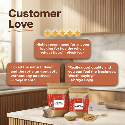 Cold Pressed Khapli Wheat Atta