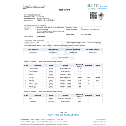 Cold Pressed Khapli Wheat Atta