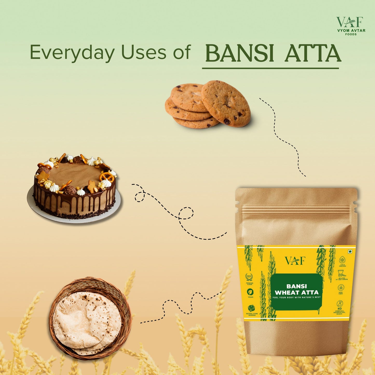 Cold Pressed Bansi Wheat Atta