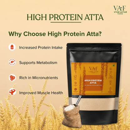 Cold Pressed High Protein Atta | 210g Protein per kg