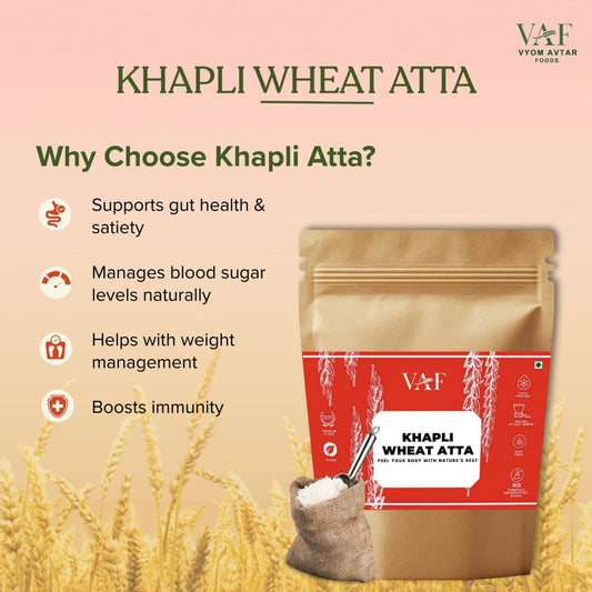 Cold Pressed Khapli Wheat Atta